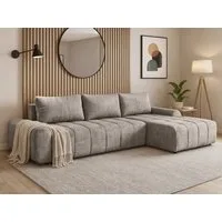 Beautysofa Ecksofa COSTA mit Schlaffunktion & Bettkasten, modernes Design
