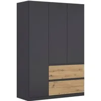 rauch Drehtürenschrank Kleiderschrank Schrank Garderobe COSTA in den Breiten 91/136/181 cm (in 3 Ausstattungen BASIC/CLASSIC/PREMIUM) viel Platz, grifflose Front und Push-to-Open Funktion MADE IN GERMANY