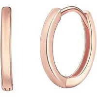 Rafaela Donata Paar Creolen roségold, aus Sterling Silber