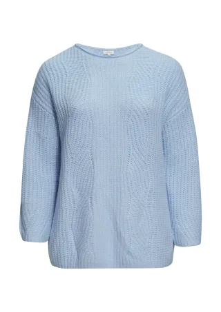s.Oliver - Strickpullover blau - Gr. - 52