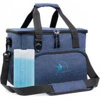 Obics Thermobehälter, (2-teilig), 20 Liter Kühltasche mit Kühlakku und integriertem Flaschenöffner