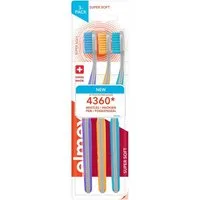 elmex Zahnbürste Toothbrush Super Soft Multipack 3 pcs