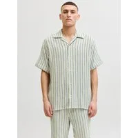 Jack & Jones Kurzarmhemd JORCOBA STRIPE RESORT SHIRT SS SN