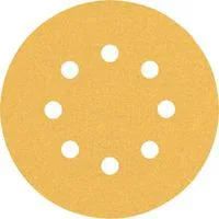 Expert C470 Schleifblatt, Ø 125mm, K100 5 Stück, für Exzenterschleifer