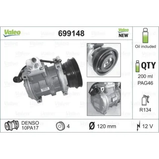 Valeo Klimakompressor BMW 3er E36 5er E34 Land Rover Range Rover 2 2.5