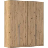 OTTO home Drehtürenschrank Kleiderschrank Schrank Garderobe AGORDO Schlafzimmer (in zwei Griff-Farben, Breiten 91-405 cm, Dekor- oder Hochglanzfront) durchdachte Innenausstattung, in 8 Breiten und 2 Höhen MADE IN GERMANY