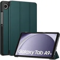 SmartUP Tablet-Hülle für Samsung Galaxy Tab A9 Plus Klapphülle Tasche Case Cover Schutzglas 11 Zoll, integrierte Standfunktion, integrierter Magnetverschluss