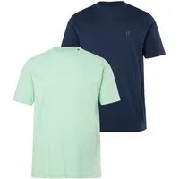 JP1880 T-Shirt T-Shirts Basic 2er-Pack Rundhals (2-tlg)