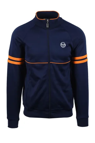 SERGIO TACCHINI ORION TRACK JACKET MARITIME BLUE/ORANGE PEPPER
