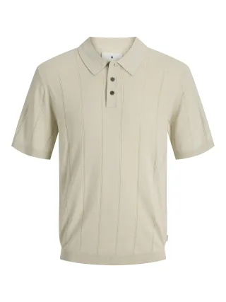 JACK&JONES - JPRBLAWILLIAM STRUCTURE KNIT POLO SS SN - Gr. - XXL