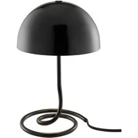 OTTO home Tischleuchte Charlett Pilz Lampe, ohne Leuchtmittel, Tischlampe, Ø 20 cm, Höhe 31 cm, Metall, Spiralfuß, Pilzleuchte, G9