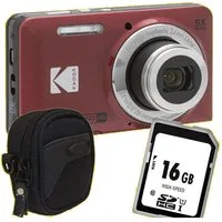 Kodak Kodak FZ55 rot Digitalkamera Set Angebot Kompaktkamera