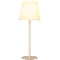 Coen Bakker Deco BV LED Außen-Tischleuchte Akku Tischlampe Multicolor mit 8 Einst. IP44, verschiedene Lichteffekte, LED fest verbaut, Kaltweiß, Warmweiß