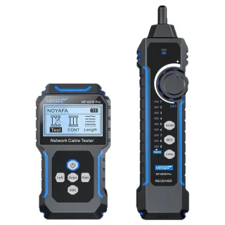 NOYAFA NF-8209Pro Network Cable Tester CAT5 CAT6 RJ45 1000m 5-300m Length PoE QC Flash NVC Handheld Cable Test Tool