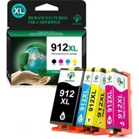 Greensky 4x SET Druckerpatronen für HP 912 XL OfficeJet 8012 8014 8015 Tintenpatrone (OfficeJet Pro 8012 8014 8015 8017 8020 8022 8023 New CHIP, 20-tlg)