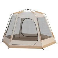 COSTWAY Wurfzelt, Personen: 6, Campingzelt, 330 x 270 x 200cm