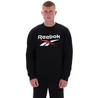 Reebok Sweatshirt JULIAN 2 COL LOGO CREWNECK SWEATSHIRT Langarm-Design, aus Baumwolle und Polyester, mit Rundhalsausschnitt
