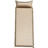 MECO Luftbett, (1-tlg., 190*65cm), Egg Nest selbstaufblasbare Camping-Luftmatratze mit Kissen