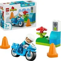 LEGO® Blaues Polizeimotorrad (10471), LEGO DUPLO Town Konstruktionsspielsteine, (11 St)