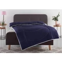 OTTO home Microfaserbettdecke Microlux, Bettdecke 135x200 cm und Übergrößen bis 240x220cm, Füllung: Feuchtigkeitsregulierende 3D Klimafaser (Polyester), Bezug: Microfaser-Feinbatist, fest versteppter Bezug - keine Bettwäsche nötig, Sommer, Winter