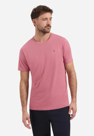 No Excess - T-Shirt Crewneck Solid Basic old pink - Gr. - XXXL