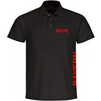 multifanshop Poloshirt Bayern - Brust & Seite - Polo