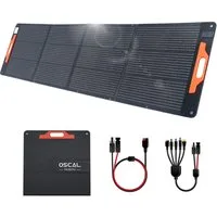 OSCAL Balkonkraftwerk OSCAL PM200 Pro Faltbares Solarpanel 200W Balkonkraftwerk 200W