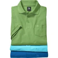 Otto Kern Poloshirt (Packung, 3er-Pack) aus reiner Baumwolle