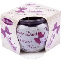 HS Candle Duftkerze (1-tlg), Kerze im Glas, Spruch-Kerze mit ca. 22 Std. Brenndauer