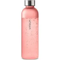 Vinsun Trinkflasche Tritan Wasserflasche 650ml - Sportflasche Kohlensäure geeignet, Auslaufsicher, BPA frei, bruchsicher, geruchs- und geschmacksneutral