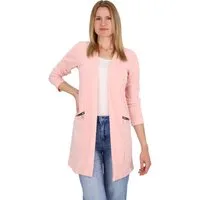 malito more than fashion Jackenblazer Long Blazer 6041 offener Long Blazer