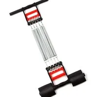 Youyijia Expander 3-in-1 Brustmuskeltrainer Chest Expander 5 Federn Krafttraining