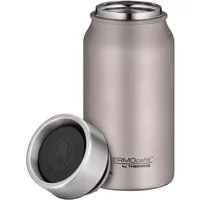THERMOcafé Thermobecher TC DRINKING MUG, absolut dicht, spülmaschinenfest, 1-tlg., Edelstahl, Kunststoff, Silikon, 0,35l, 8h heiß & 16h kalt, zerlegbares Push Button Lid