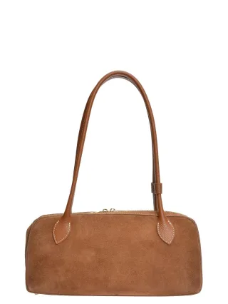 Anna Luchini Braun Rindsledertasche
