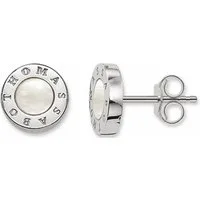 THOMAS SABO Paar Ohrstecker Classic Weiß, mit Perlmutt