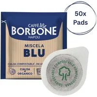 Caffè Borbone Kaffee Caffè Borbone Miscela Blu 50x Kaffeepads kompostierbare Pads 44mm ESE, (Kompatibel mit ESE System Papier Pads 44 mm, 50 Pads)