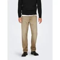 ONLY & SONS Regular-fit-Jeans ONSEDGE STRAIGHT BROMO 0017 DOT DNM NOOS