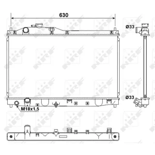 NRF Motork?hler gel?tet Honda S2000 2,0