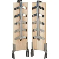 relaxdays Räucherbrett Flammlachsbretter im 2er Set, Holz, (2-St)