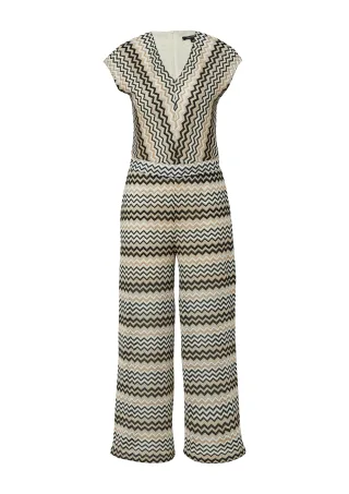 comma - Overall creme|mehrfarbig - Gr. - 42/REG