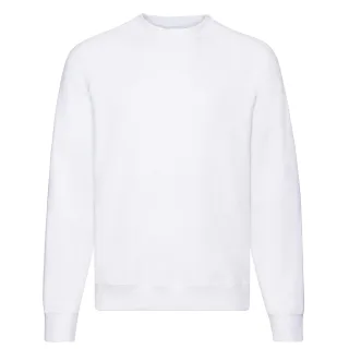 Fruit of the Loom - "Classic" Sweatshirt für Herren/Damen Unisex Raglanärmel (Weiß)