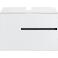 Home affaire Waschbeckenunterschrank Wisla für Wandmontage, Siphonausschnitt, Push-to-open-Funktion, Breite 80 cm
