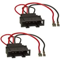 tomzz Audio Lautsprecheradapter (2er Set) auf DIN passt für VW Golf 4 5 6 7 Beetle Auto-Lautsprecher