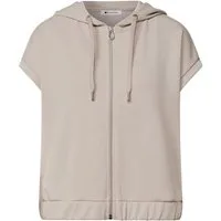 STREET ONE Sweatjacke silk look hoody vest