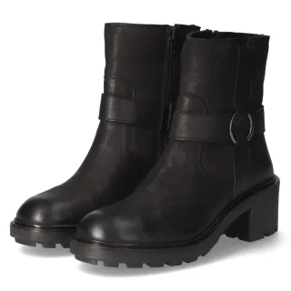Bullboxer Biker Boots - Gr. 39 - Schwarz - Leder