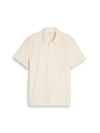Tom Tailor - Poloshirt aus Frottee gardenia white - Gr. - XL