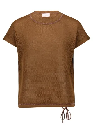 betty barclay - so cosy - - Lochstrick-Pullover classic nougat - Gr. - 38