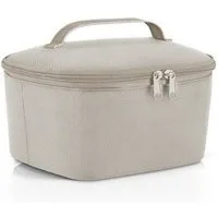 REISENTHEL® Kühltasche coolerbag S pocket herringbone sand, coolerbag S pocket