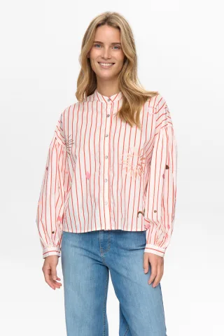 Nümph - NUSOLEIMA SHIRT cloud dancer - Gr. - 38