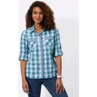 Witt Klassische Bluse Karo-Bluse Langarm